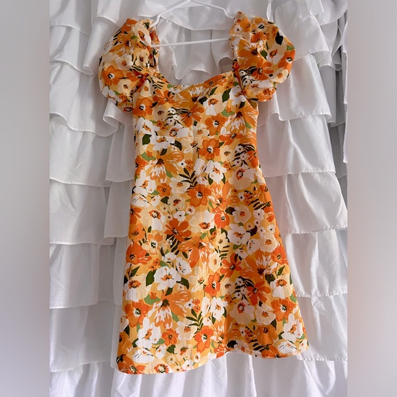 XS H&M Floral Mini Dress - Picture 2 of 2